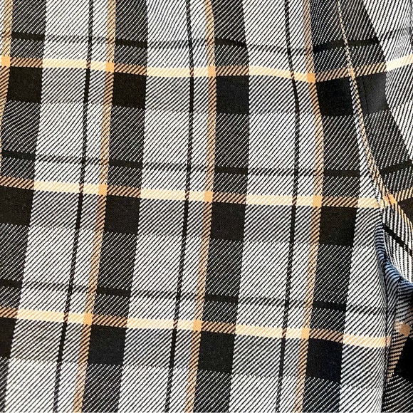 EUC Express Plaid Knit High Rise Leggings Black, White, Yellow (Women’s Size XS) - Picture 5 of 9